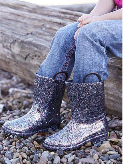 商品Western Chief|Kids Glitter Rain Boots 8 TODDLER,价格¥227,第2张图片详细描述