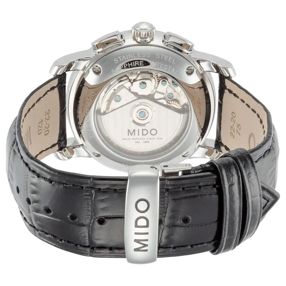商品MIDO|美度 贝伦赛丽 男士机械腕表 真皮表带42mm M86074174,价格¥5294,第2张图片详细描述