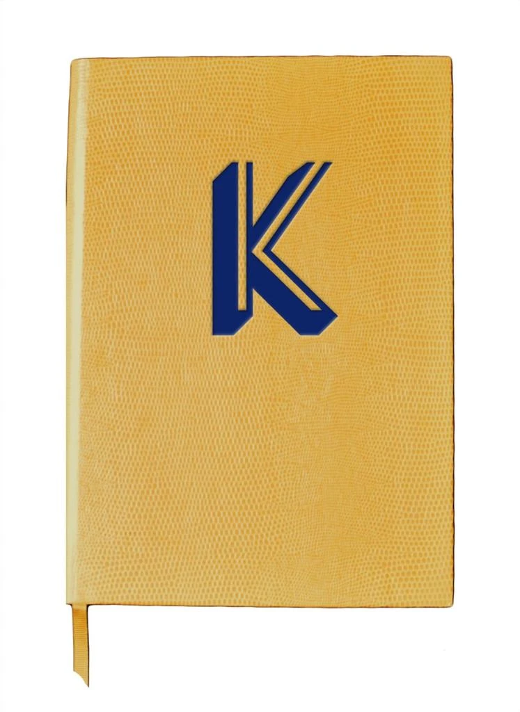 商品Sloane Stationery|Alphabet A5 Notebook in K,价格¥348,第1张图片