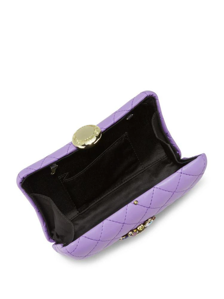 商品Moschino|Logo Quilted Convertible Clutch,价格¥1022,第2张图片详细描述