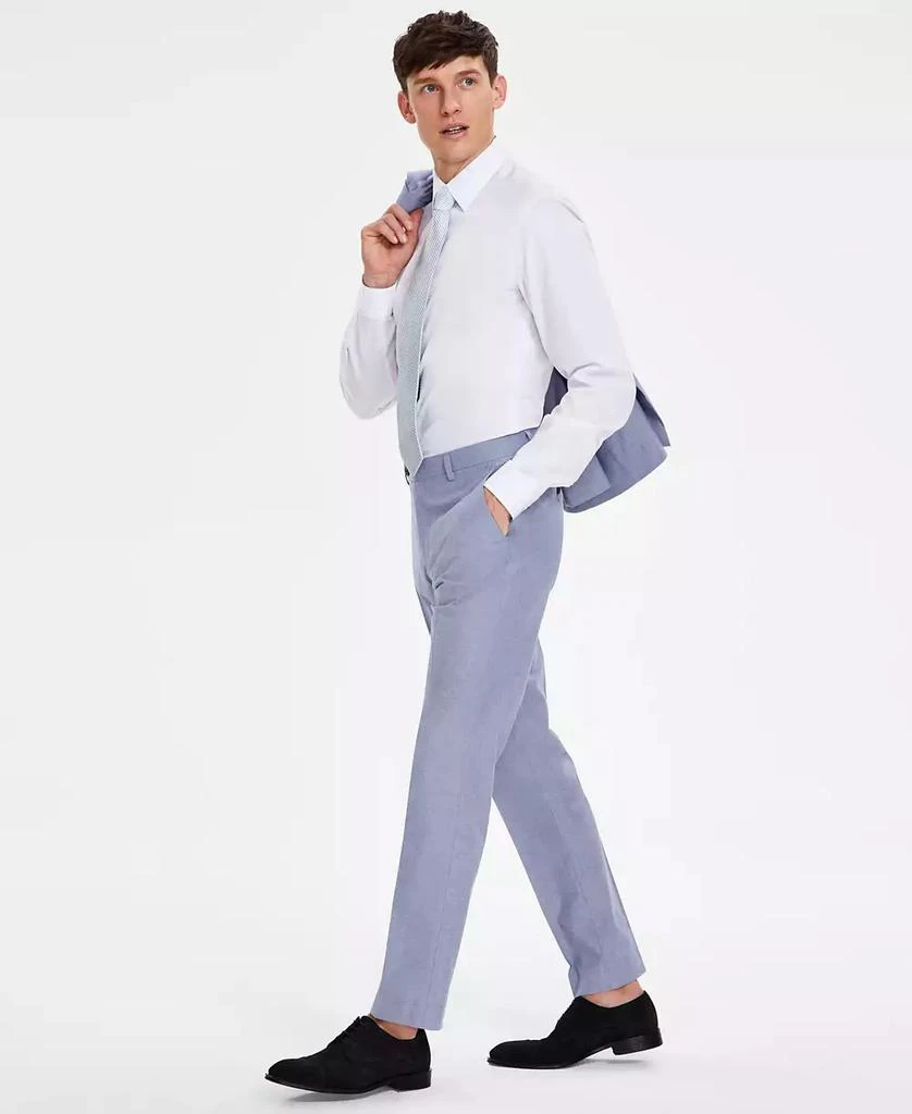 商品Tommy Hilfiger|Men's Modern-Fit TH Flex Stretch Chambray Suit Separate Pants,价格¥154,第1张图片