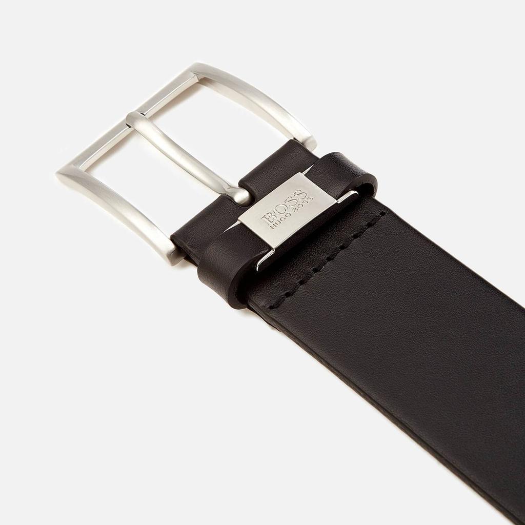 商品Hugo Boss|BOSS Men's Vegetable Tanned Leather Belt - Black,价格¥485,第5张图片详细描述