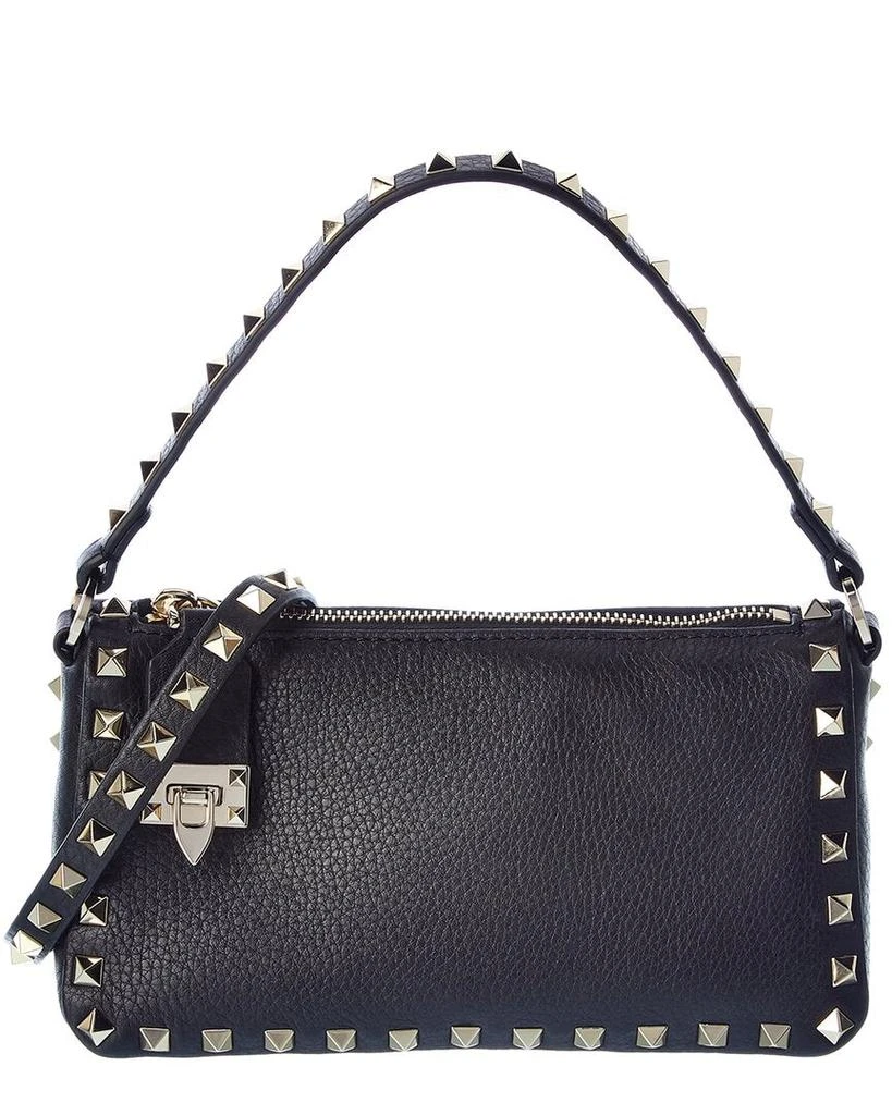 商品Valentino|Valentino Rockstud Small Grainy Leather Crossbody,价格¥8583,第1张图片
