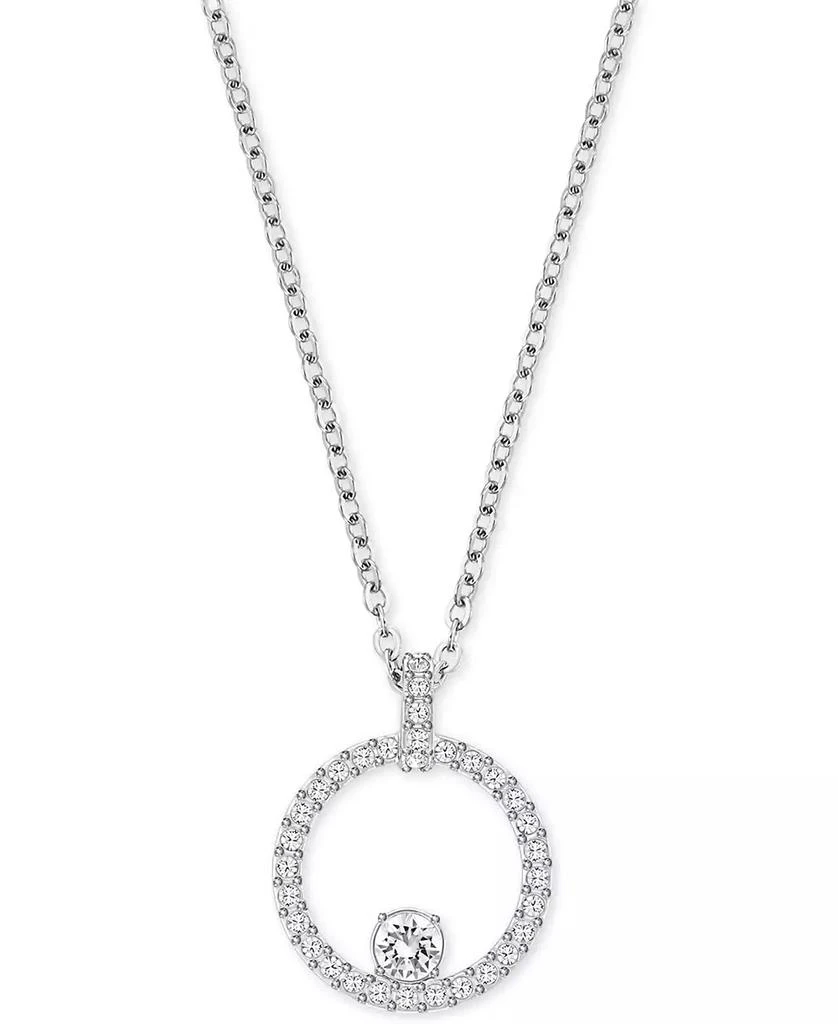 商品Swarovski|Swarovski Pavé Circle Crystal Pendant 项链,价格¥738,第1张图片