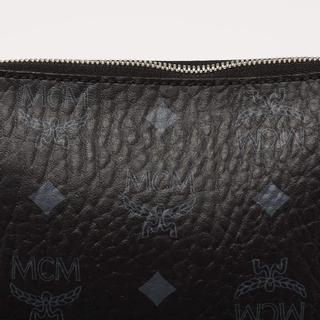 MCM Black Visetos Coated Canvas Baguette商品第5张图片规格展示