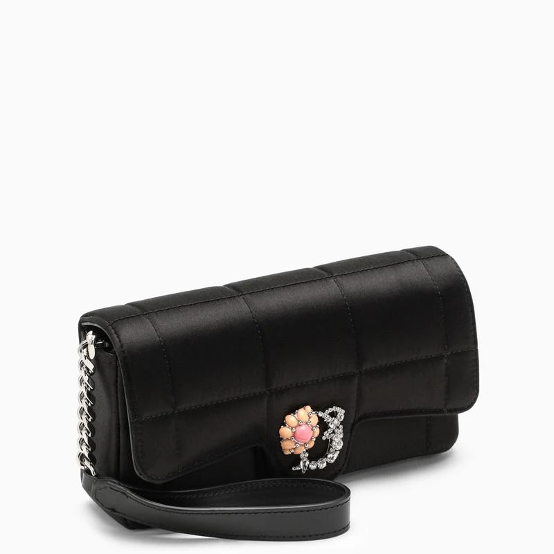 商品DSQUARED2|Black quilted fabric clutch,价格¥2285,第3张图片详细描述
