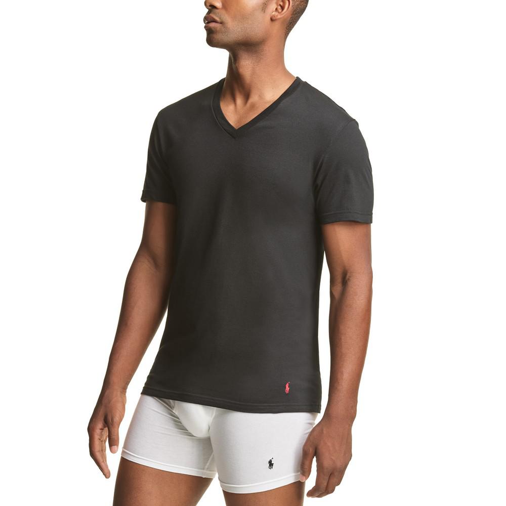 男款经典版型纯棉V领汗衫 6件装商品第2张图片规格展示