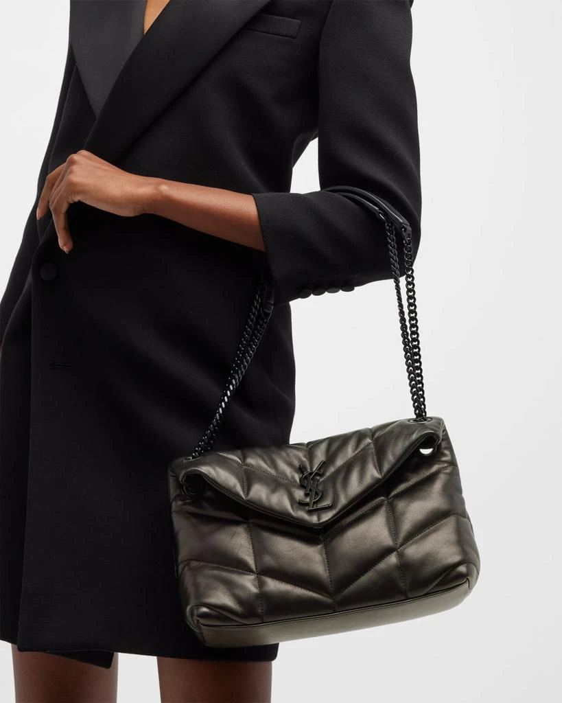 商品Yves Saint Laurent|Lou Puffer Small YSL Shoulder Bag in Quilted Leather,价格¥25771,第5张图片详细描述