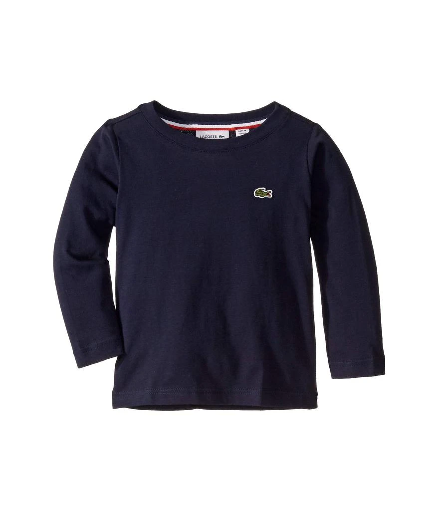 商品Lacoste|Long Sleeve Crew Neck Tee Shirt (Toddler/Little Kids/Big Kids),价格¥339,第1张图片