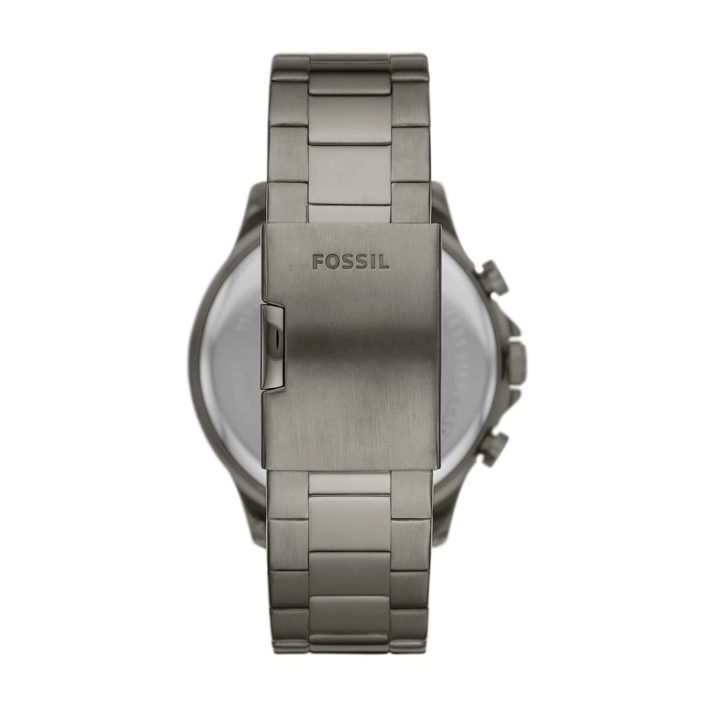 商品Fossil|Fossil Men's Yorke Multifunction, Smoke-Tone Alloy Watch,价格¥907,第3张图片详细描述