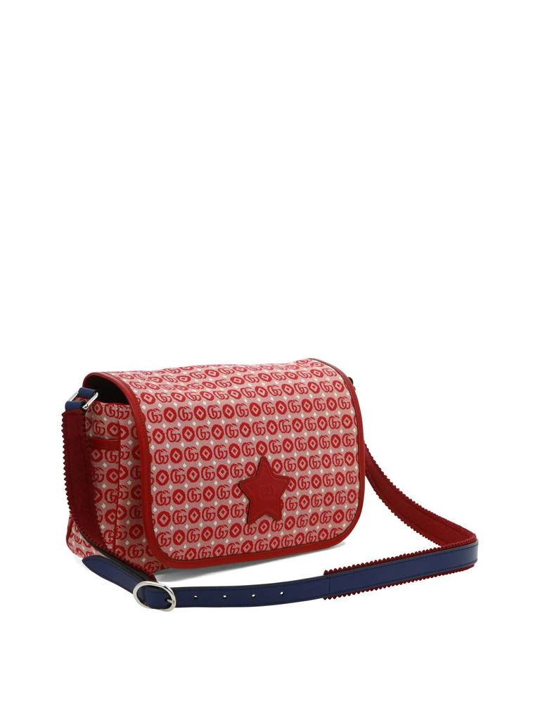 商品Gucci|Gucci Kids All-Over Patterned Foldover Top Messenger Bag,价格¥3897,第3张图片详细描述