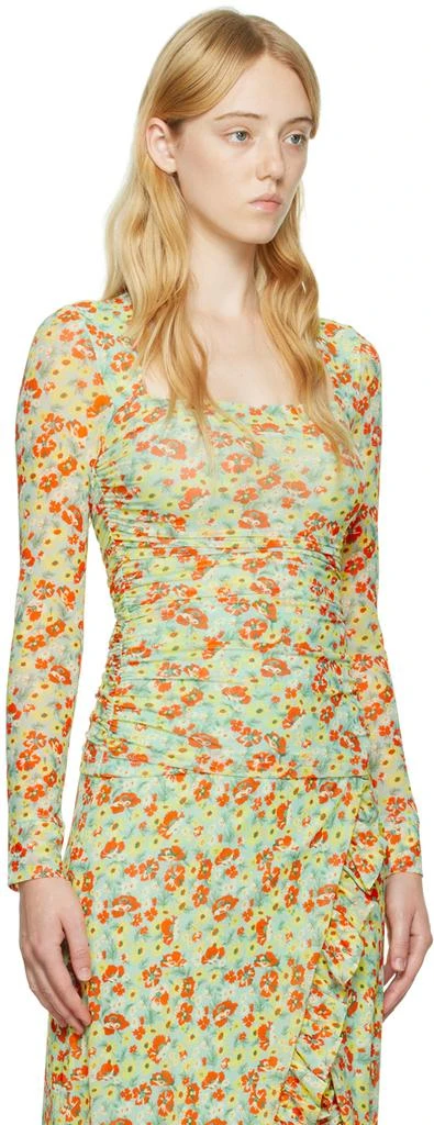 商品Ganni|Green Floral Blouse,价格¥273,第2张图片详细描述