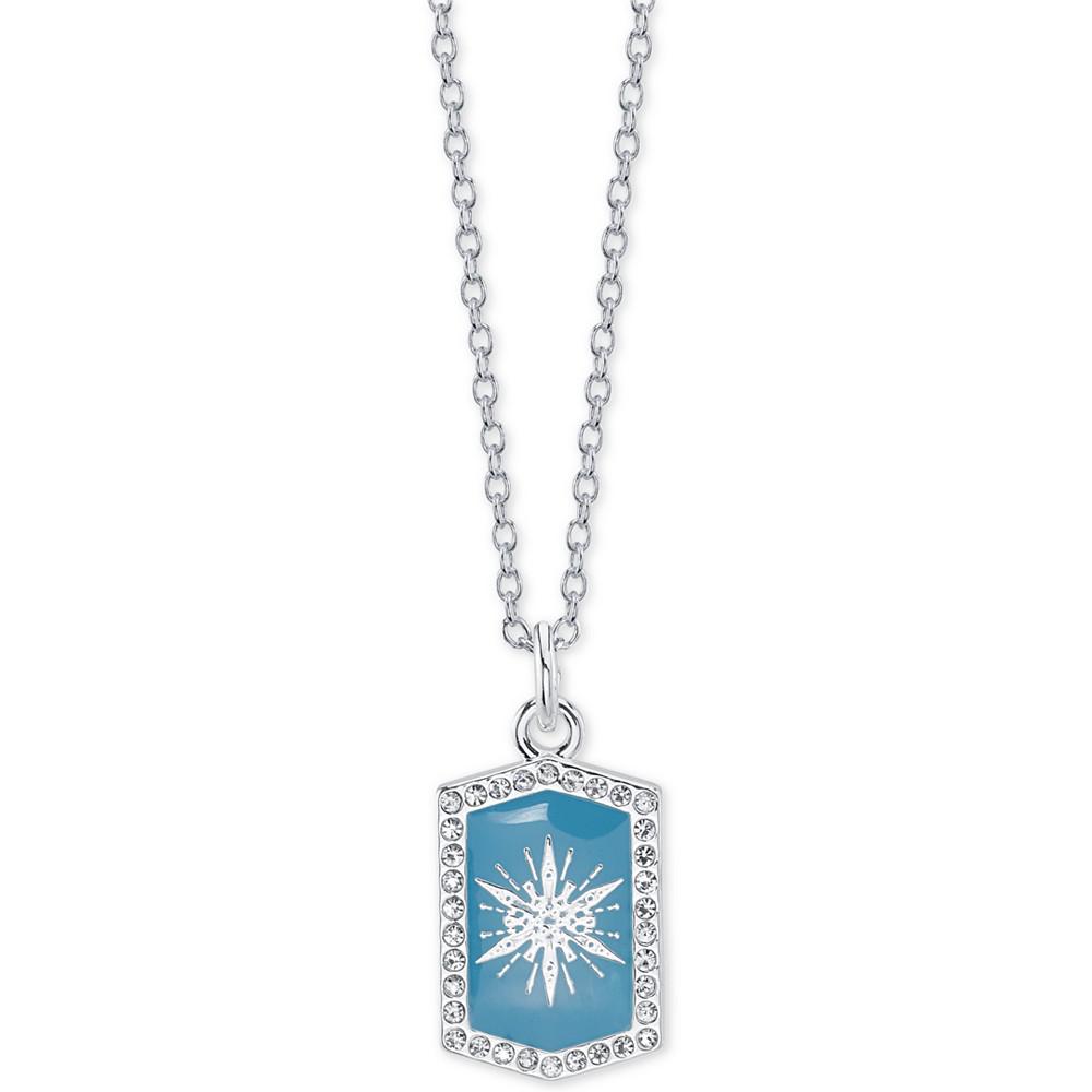 Frozen 2 Snowflake Pendant Necklace, 16" + 2" extender in Silver Plate商品第1张图片规格展示