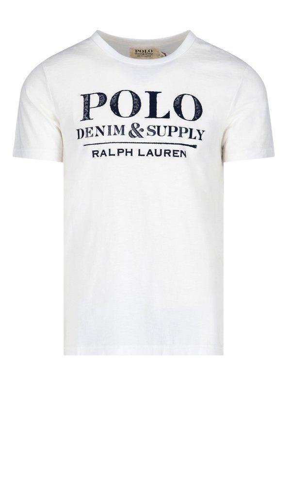 商品Ralph Lauren|Polo Ralph Lauren Logo Printed Crewneck T-Shirt,价格¥393-¥413,第1张图片