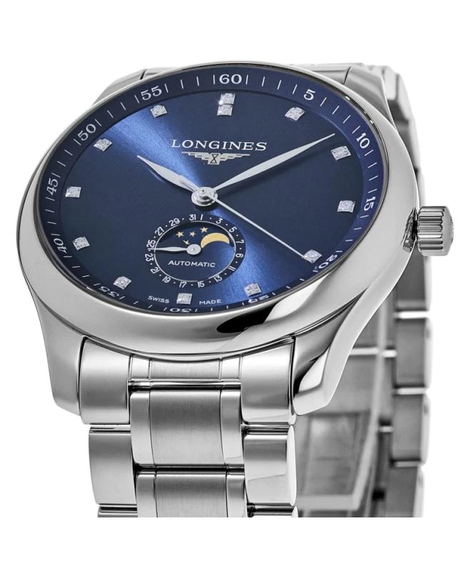 商品Longines|Longines Master Collection Blue Dial Stainless Steel Men's Watch L2.909.4.97.6,价格¥19022,第2张图片详细描述