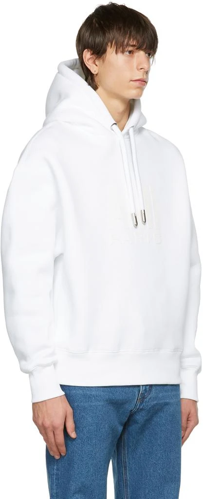 商品AMI|White Fleece Ami Paris Hoodie,价格¥1155,第2张图片详细描述