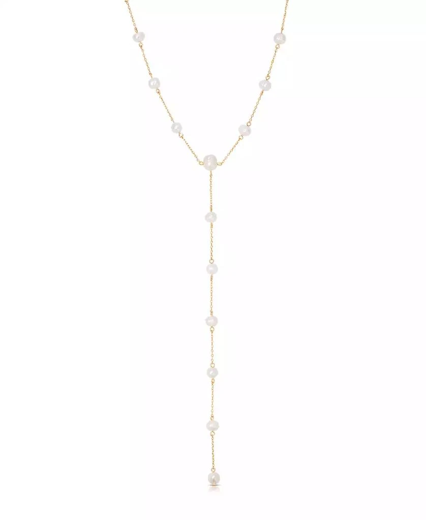 商品Ettika Jewelry|Dripping Mother of Pearl Lariat Necklace,价格¥673,第2张图片详细描述