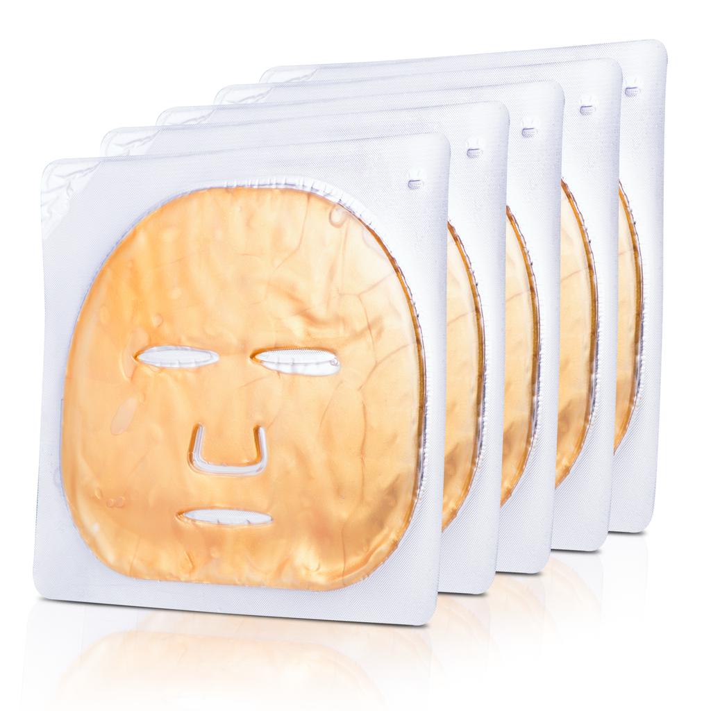 Renewal Infrared LED Face/Body Device w/ Oxygen & Vitamin Infused Gold Masks -Black Robe商品第3张图片规格展示