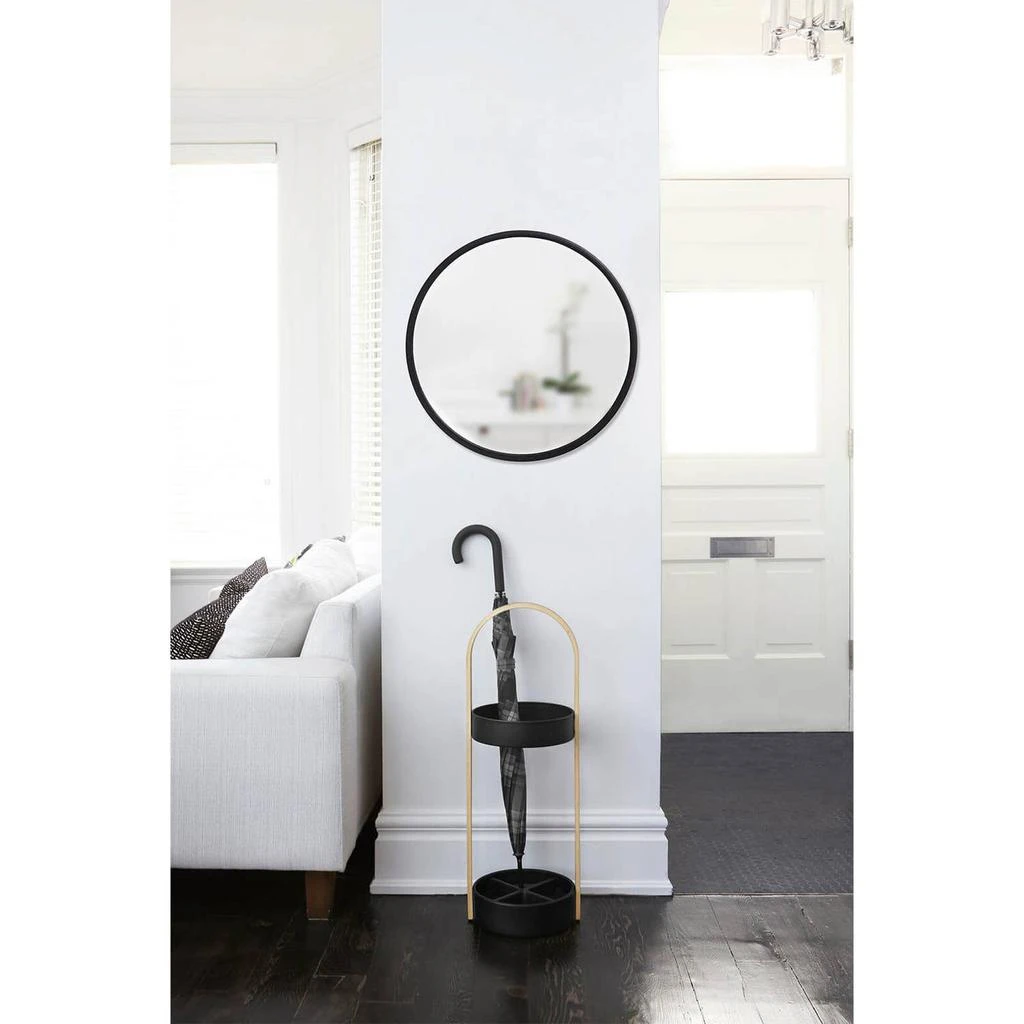 商品Umbra|Umbra Hub 61cm Mirror - Black,价格¥295,第3张图片详细描述