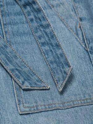 商品VERONICA BEARD|Logan Straight-Leg Tie Jeans,价格¥1292,第4张图片详细描述