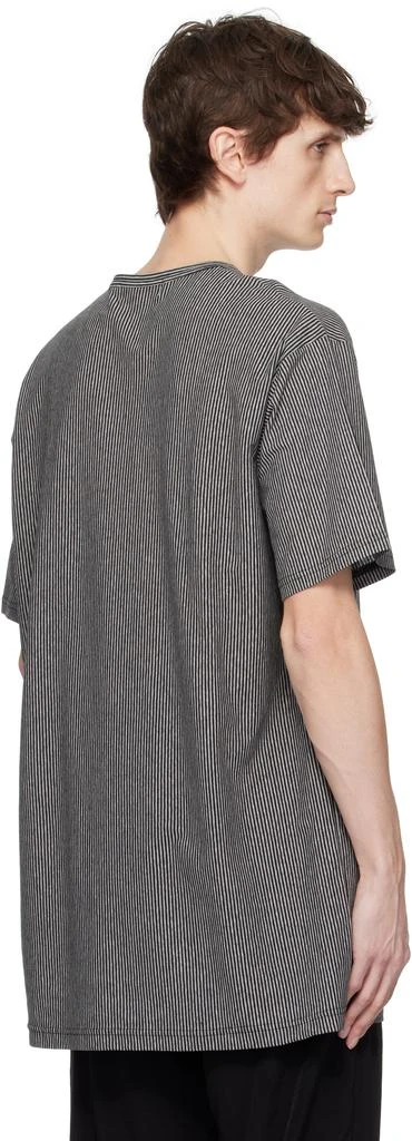 商品YOHJI YAMAMOTO|Black & Gray Round Neck T-shirt,价格¥2942,第3张图片详细描述