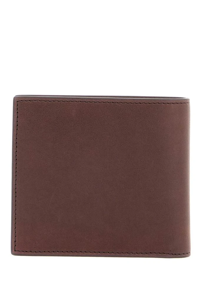 商品Thom Browne|compact dark brown calfskin wallet with slots,价格¥2195,第3张图片详细描述