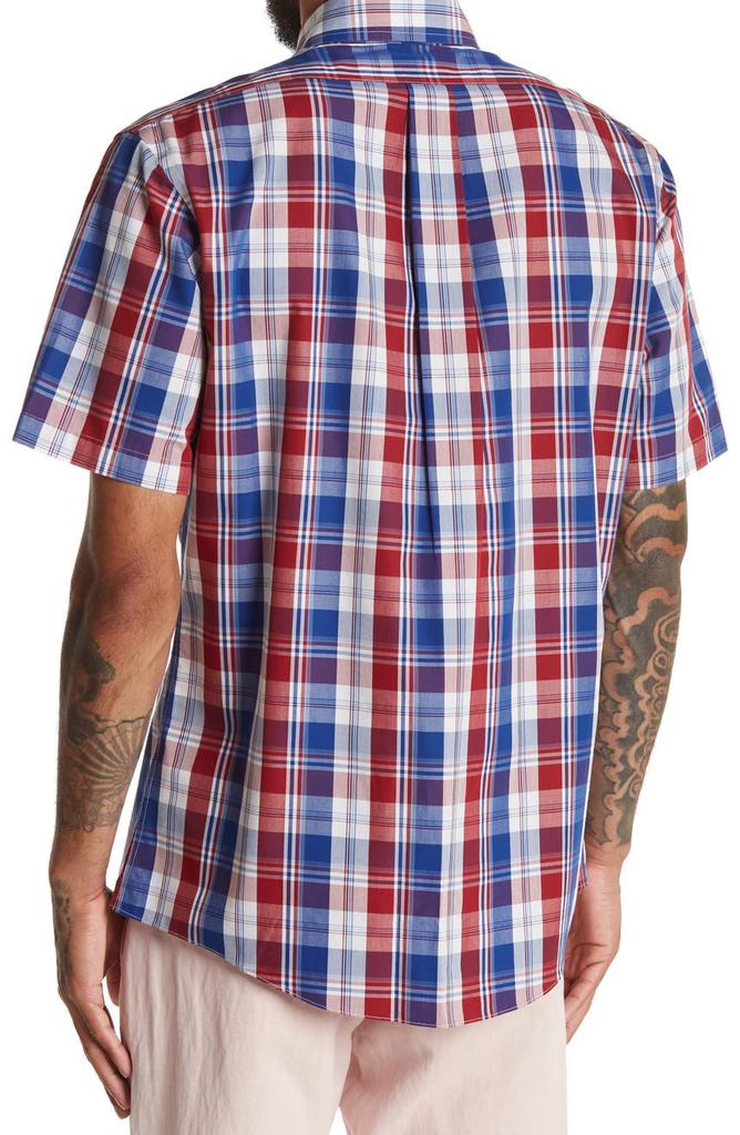 Plaid Short Sleeve Regent Fit Shirt商品第2张图片规格展示