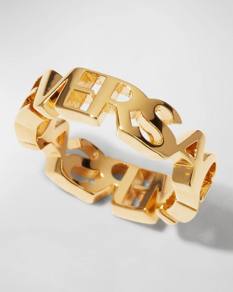 商品Versace|Logo Lettering Ring,价格¥1737,第1张图片