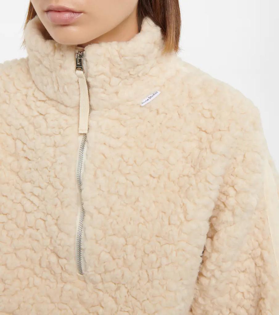 Zipped polar fleece sweatshirt商品第4张图片规格展示