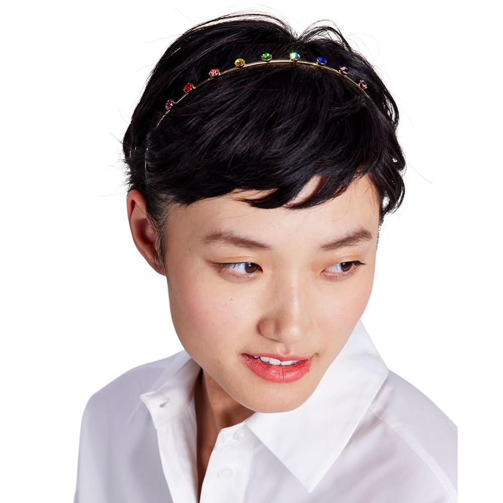 商品Kate Spade|Gold-Tone Rainbow Crystal Headband,价格¥719,第4张图片详细描述