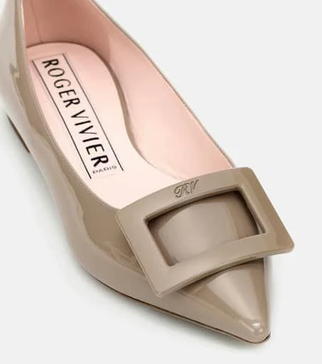 Gommettine Ball leather ballet flats 商品