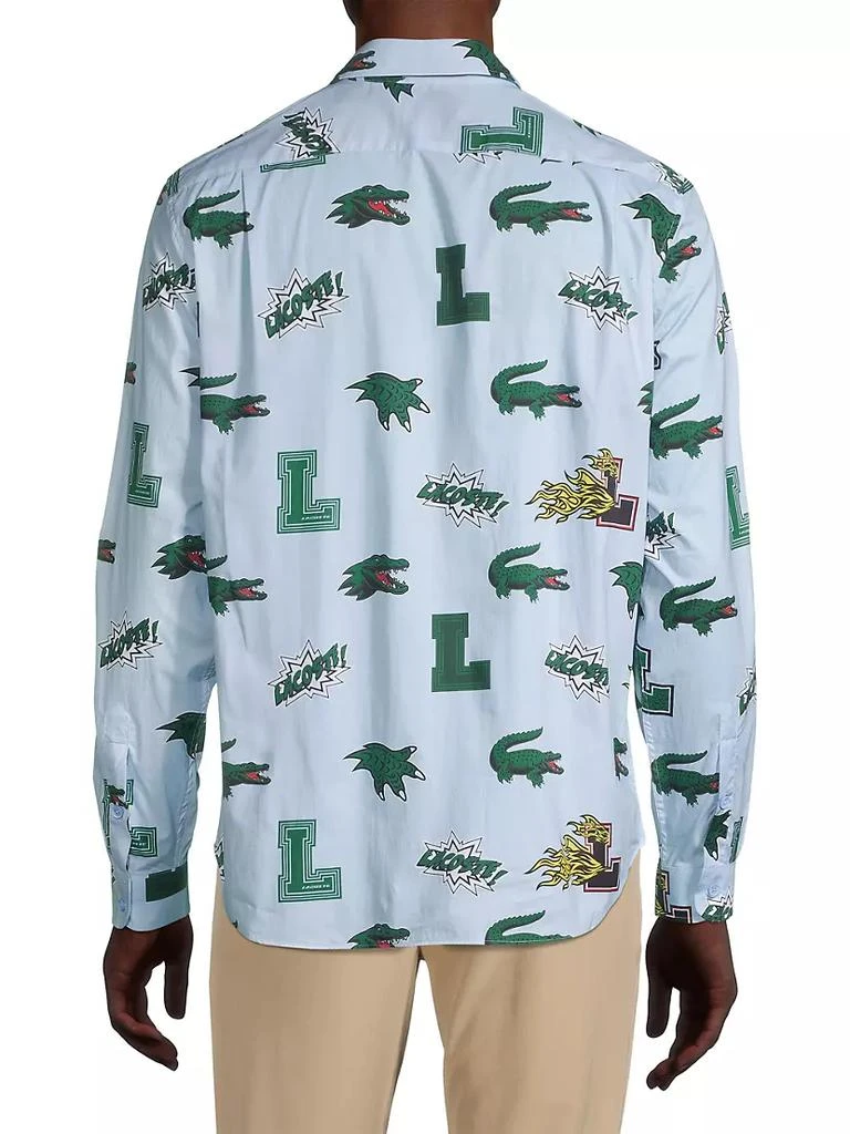 商品Lacoste|Crocodile Comic-Print Shirt,价格¥409,第5张图片详细描述