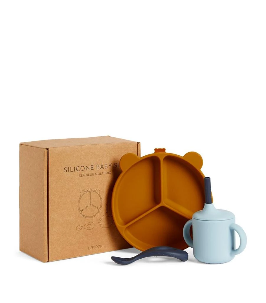 商品Liewood|Silicone Plate, Spoon and Beaker Set,价格¥417,第1张图片