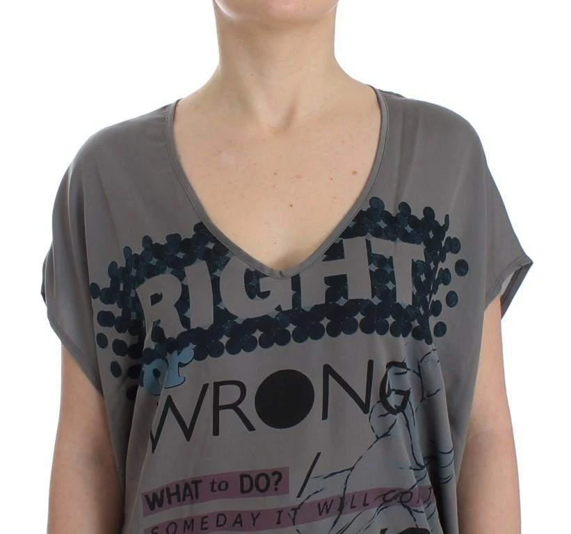 商品Costume National|COSTUME NATIONAL C’N’C   V-Neck Long T-Shirt,价格¥1669,第3张图片详细描述