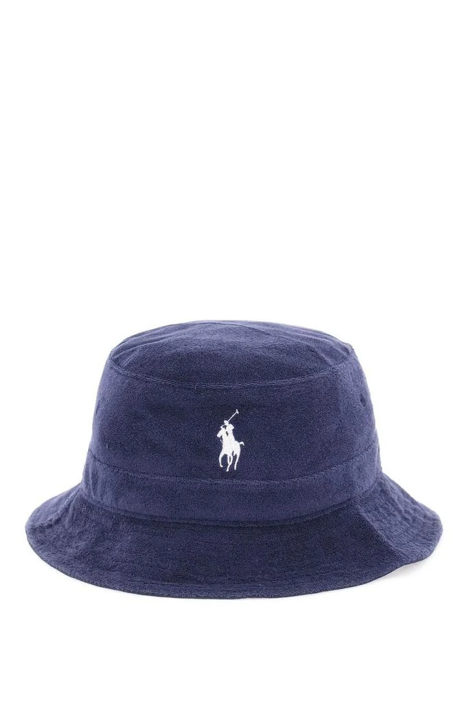 商品Ralph Lauren|COTTON-BLEND TERRY CLOTH BUCKET BAG,价格¥298,第1张图片