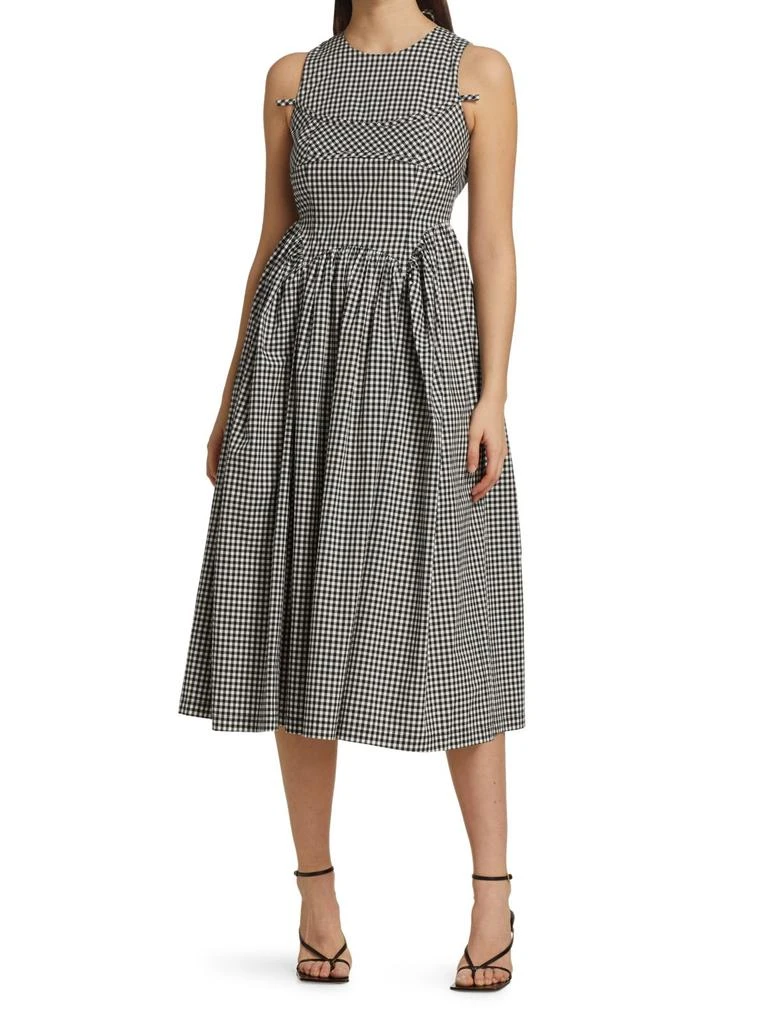 商品Sandy Liang|Lull Gingham Dress,价格¥2136,第1张图片