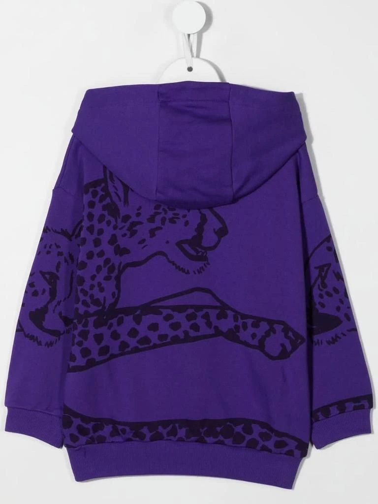 商品Kenzo|Kenzo Kids Violet Cotton Hoodie,价格¥1118,第2张图片详细描述