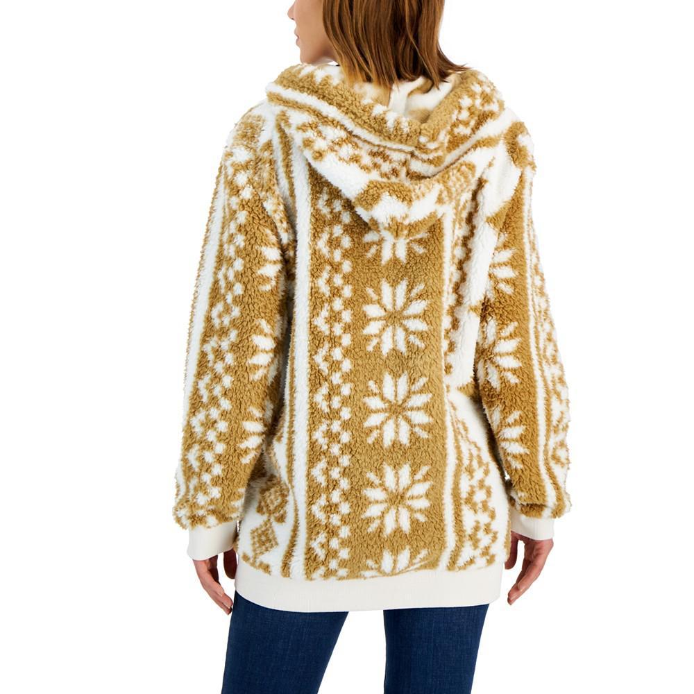 商品Tommy Hilfiger|Women's Hooded Sherpa Jacket,价格¥642,第4张图片详细描述