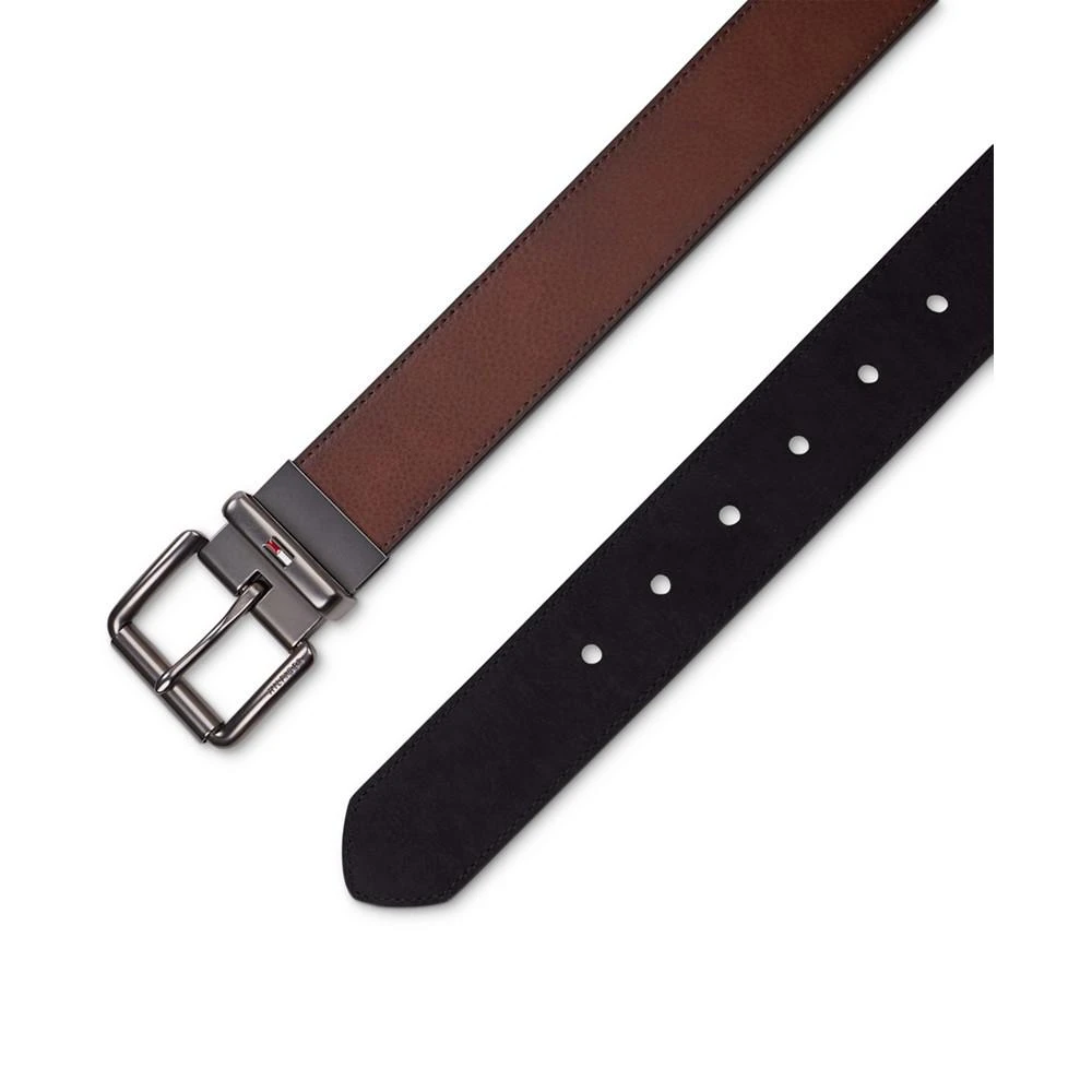 商品Tommy Hilfiger|Men’s Two-In-One Reversible Roller Bar Buckle Belt,价格¥386,第5张图片详细描述