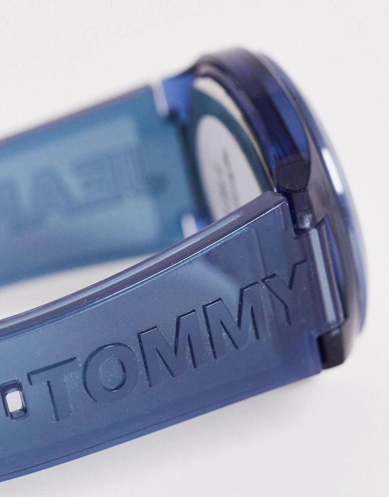 商品Tommy Hilfiger|Tommy Jeans silicone watch in navy,价格¥510,第2张图片详细描述