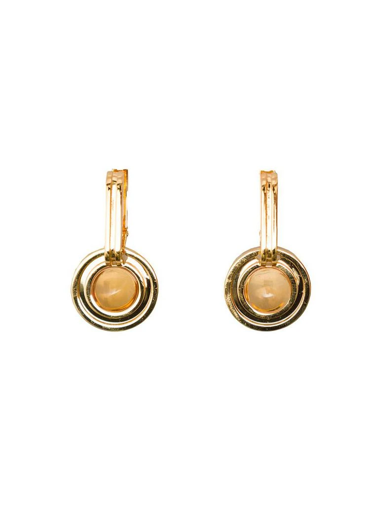 商品Leda Madera|Sophia Gold Plated Brass Earrings With Stone Leda Madera Woman,价格¥1387,第1张图片