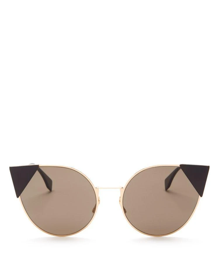 商品Fendi|芬迪 恶魔猫眼太阳眼镜,价格¥4037,第1张图片