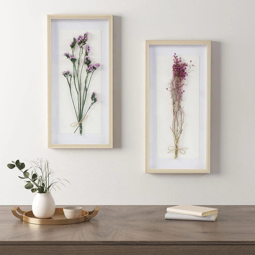 商品Simplie Fun|Avant Garden Dried Flower 2-piece Shadow Box Wall Decor Set,价格¥1179,第4张图片详细描述