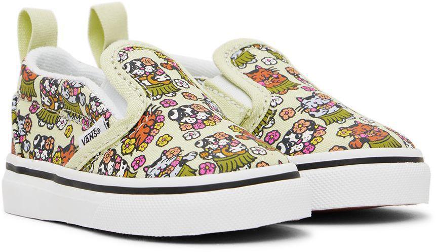 商品Vans|Baby Green Animals Slip-On V Sneakers,价格¥152,第6张图片详细描述