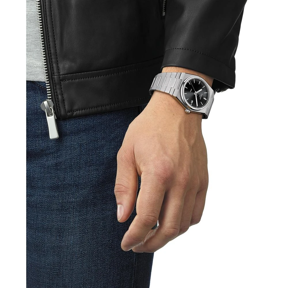 商品Tissot|Men's Swiss PRX Stainless Steel Bracelet Watch 40mm,价格¥2974,第5张图片详细描述