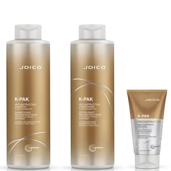 商品JOICO|Joico K-Pak Shampoo, Conditioner and Hydrator Supersize Set,价格¥1532,第1张图片