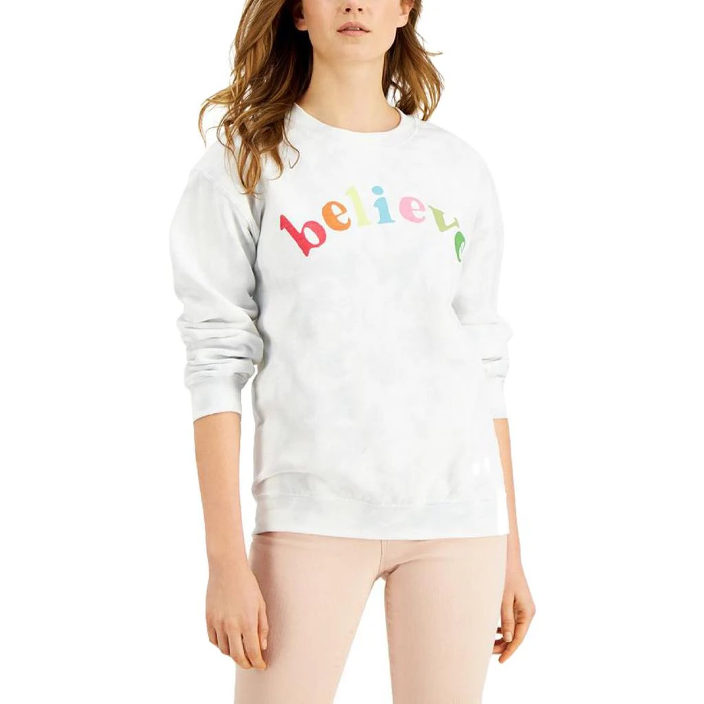 商品Junk Food|Junk Food Womens Believe Comfy Printed Sweatshirt,价格¥62,第1张图片