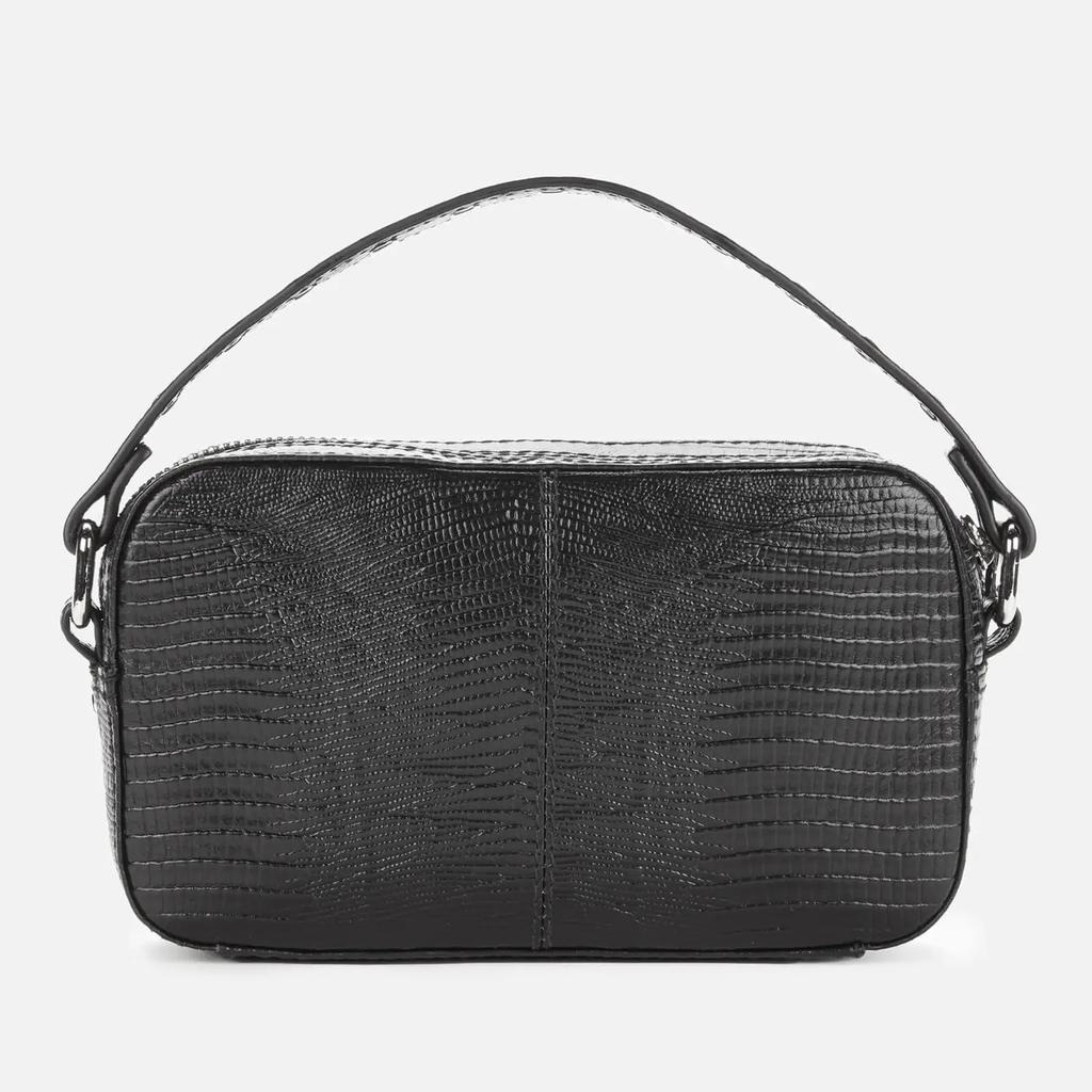 Núnoo Women's Helena Lizard Shoulder Bag - Black商品第2张图片规格展示