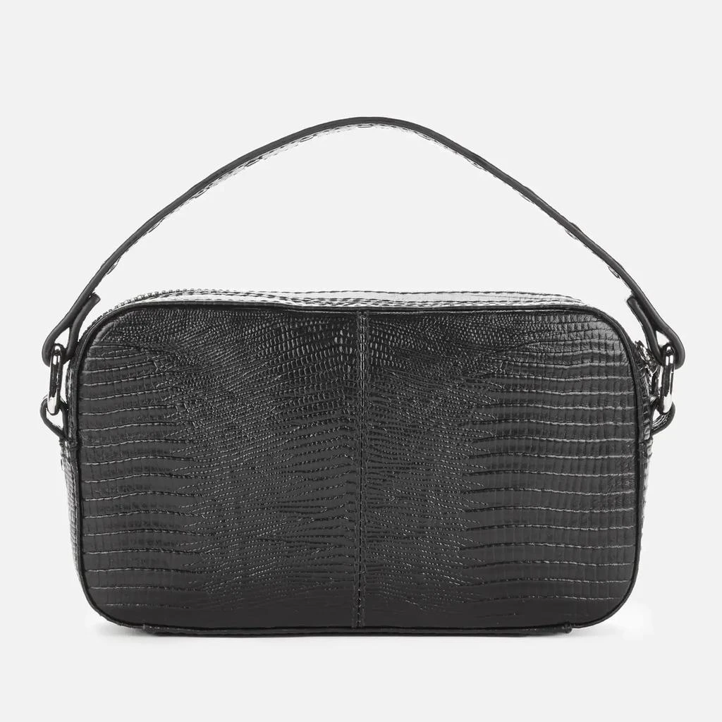 商品Nunoo|Núnoo Women's Helena Lizard Shoulder Bag - Black,价格¥555,第2张图片详细描述