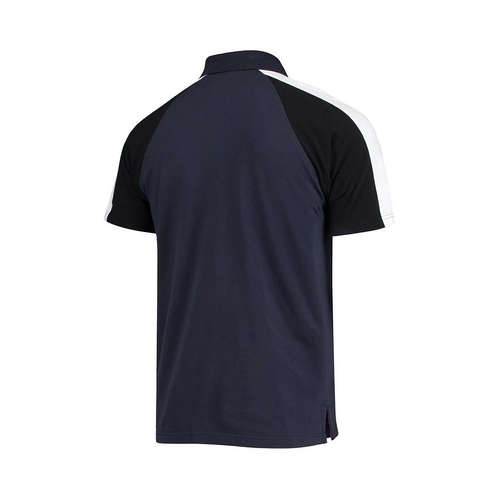 商品Tommy Hilfiger|Men's College Navy, White Seattle Seahawks Holden Raglan Polo Shirt,价格¥525,第3张图片详细描述